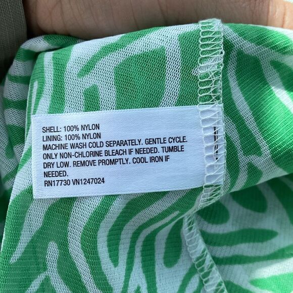 DVF for Target strappy mesh sea twig green mini dress New - Picture 6 of 8